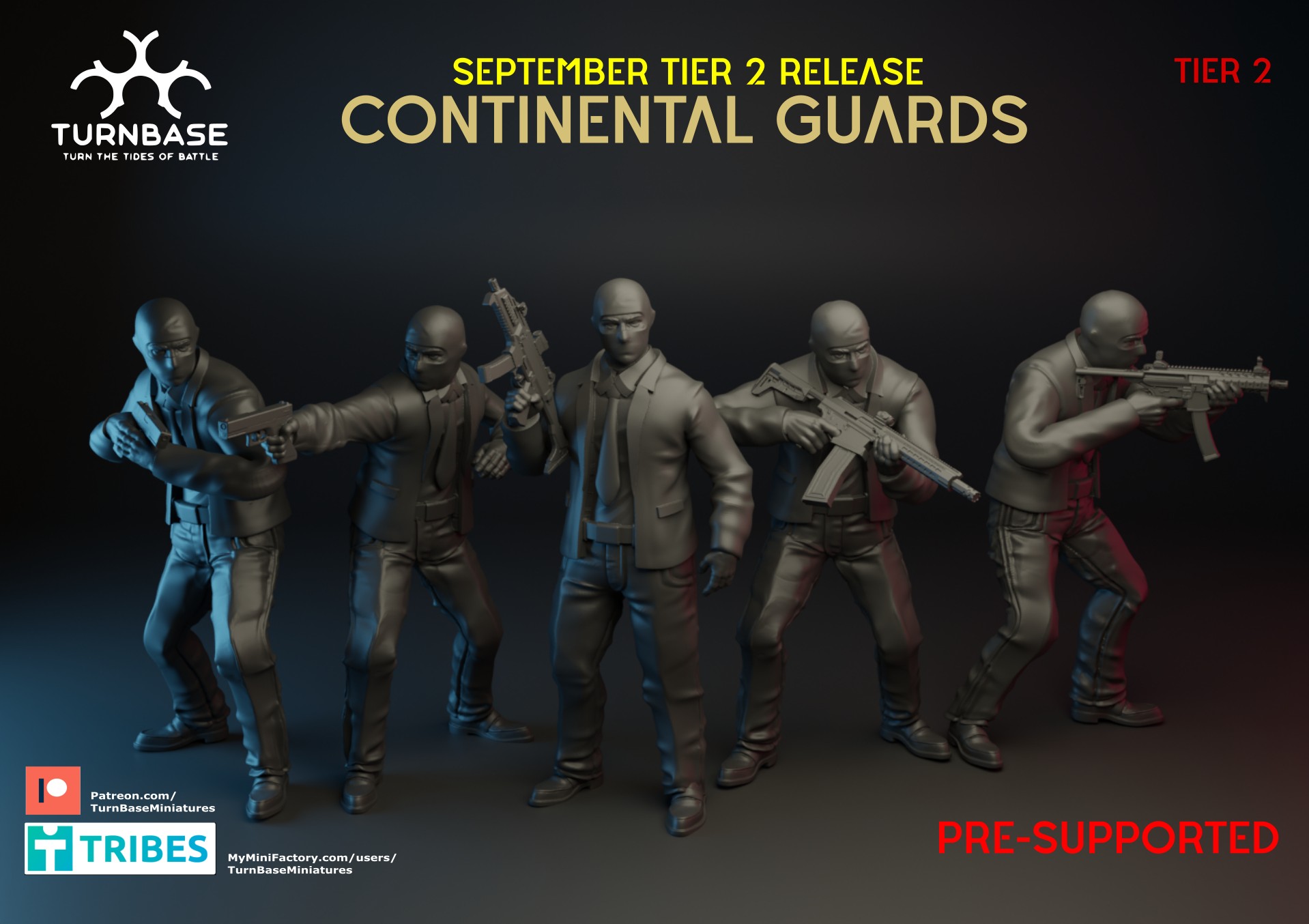 TurnBase Miniatures: Wargames - Continental Guards